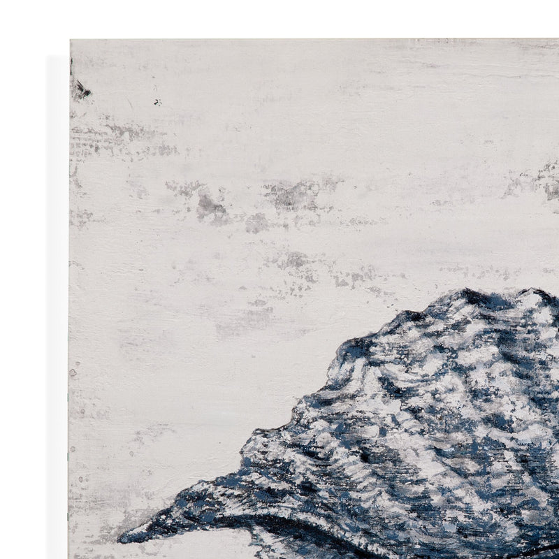 Shell I Canvas Art - Blue / Gray