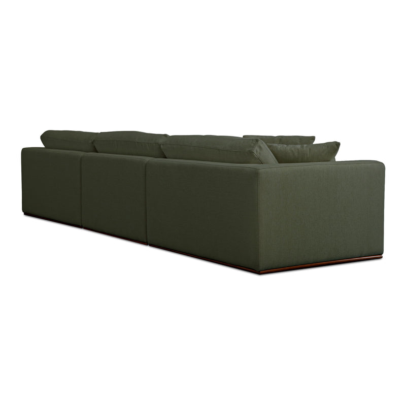 Rue - Lounge Modular Sectional - Deep Green