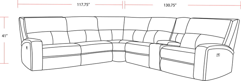 Polaris - Modular Power Reclining Sectional