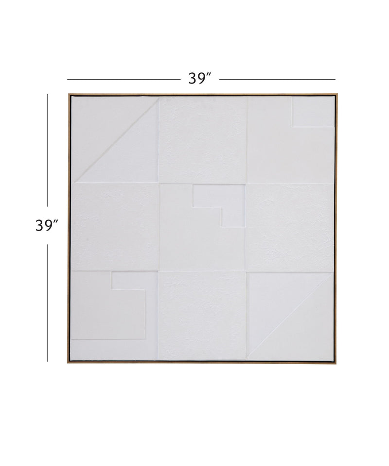 Adema Wall Art - White
