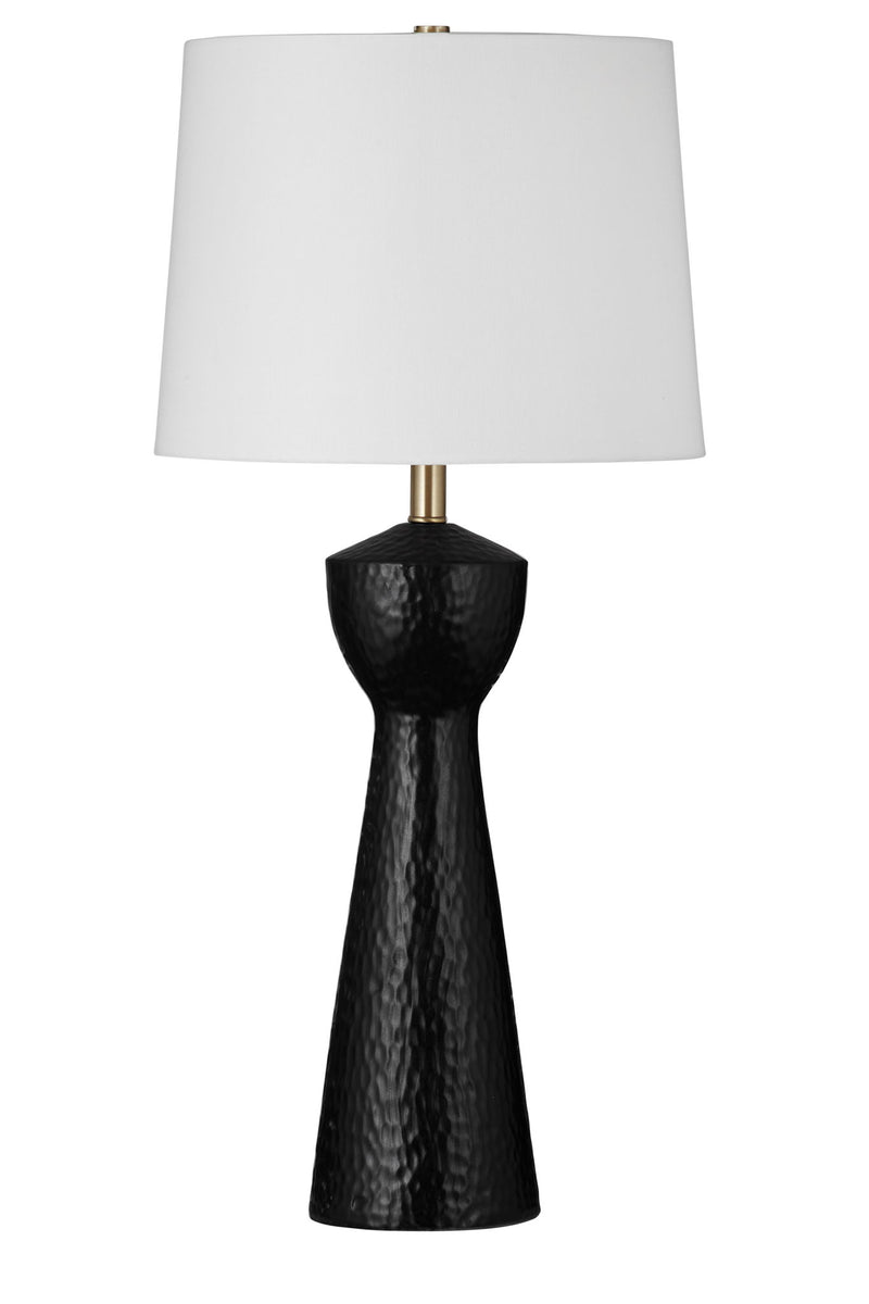 Asheland - Black Table Lamp - Sleek / Black Texture