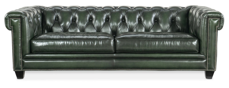 SS - Charleston Tufted Sofa - Dark Green