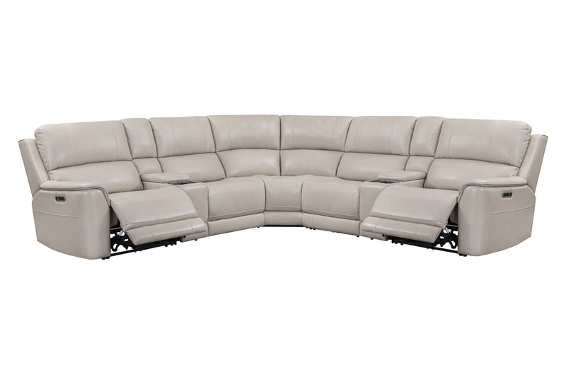 Easton - Power Reclining Sectional With Power Adjustable Headrests