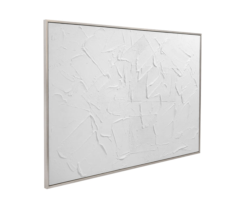 Paradisio Framed Canvas - White