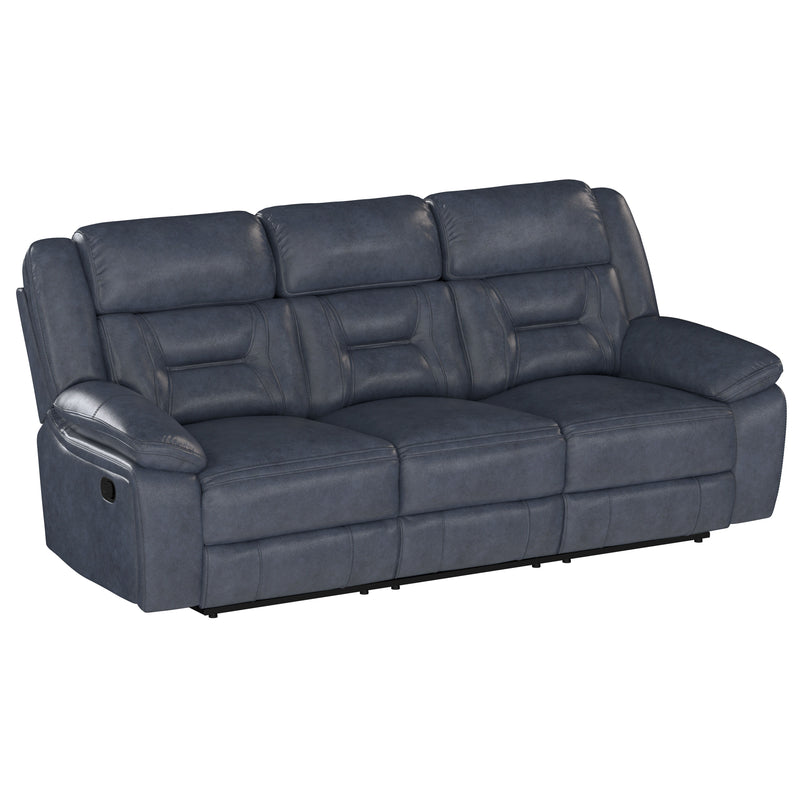 Declan - Reclining Sofa - Naval Blue