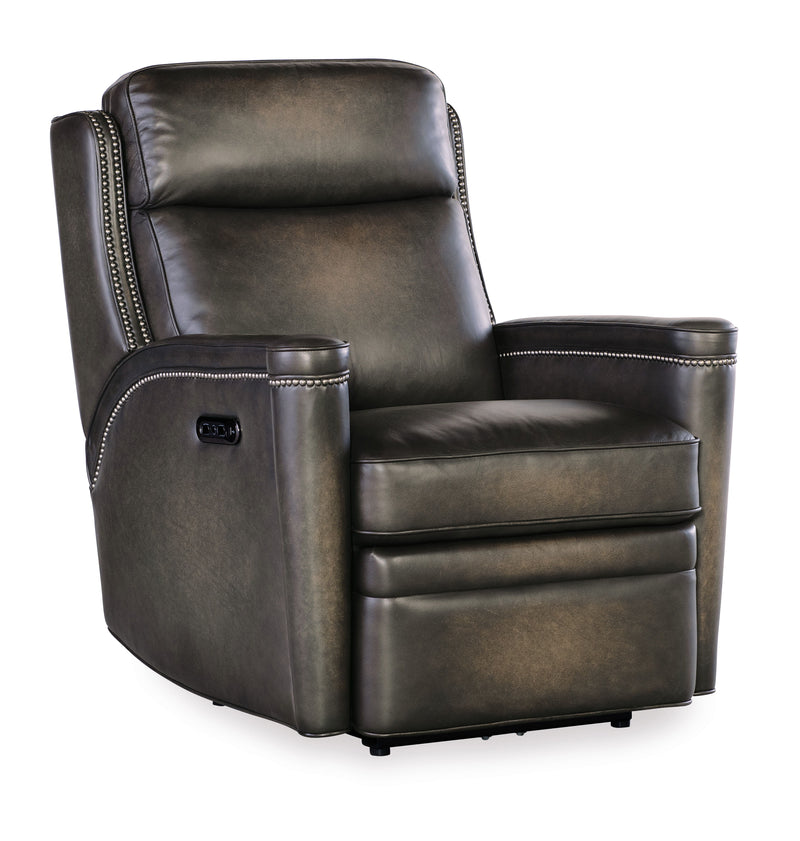 SS - Hamilton Power Recliner With Power Headrest