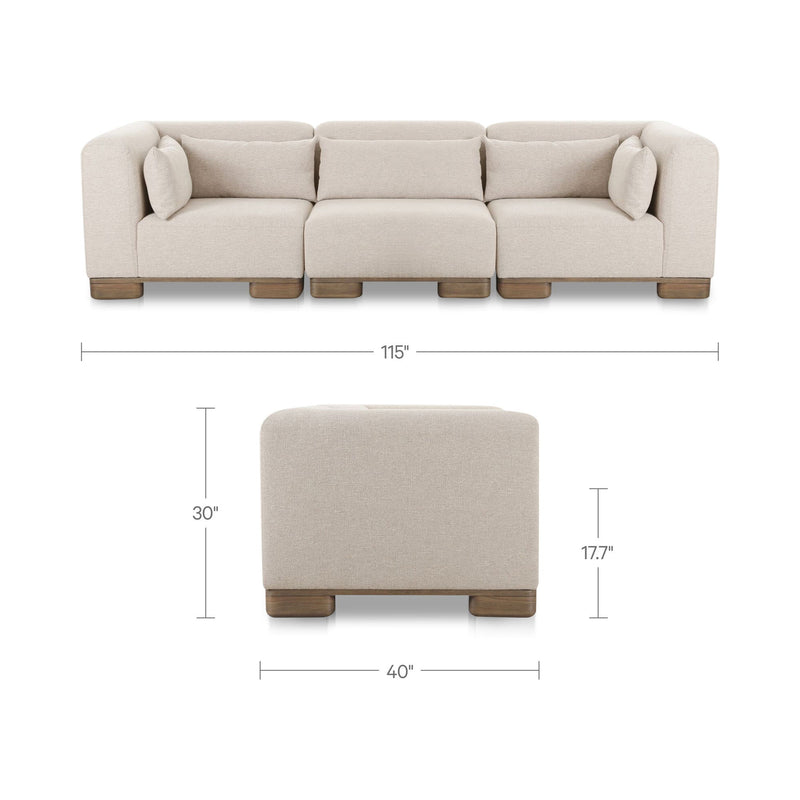 June - Modular Sofa - Oatmeal