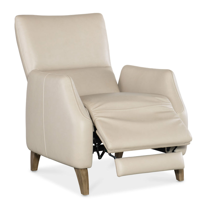 RC - Rumero Press Back Recliner - White