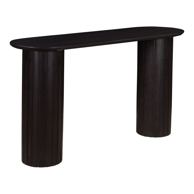 Povera - Acacia Wood Console Table - Black