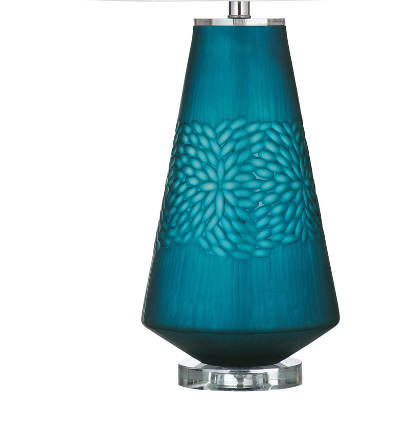 Marly - Table Lamp - Blue / White