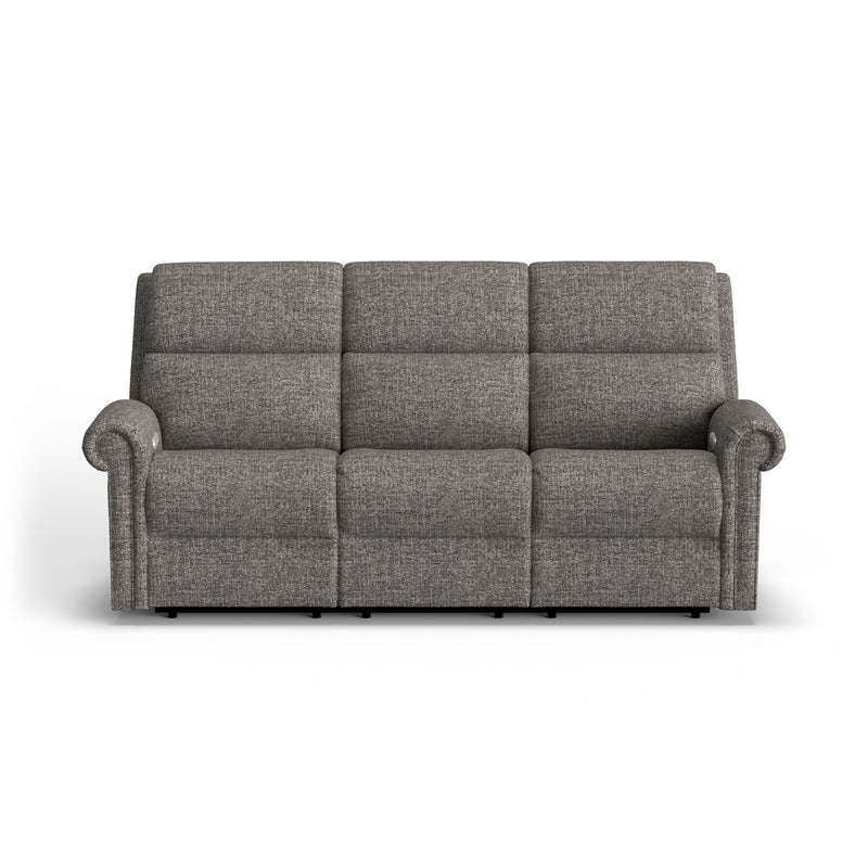 Bernard - Power Reclining Sofa With Console, Power Headrest, & Lumbar