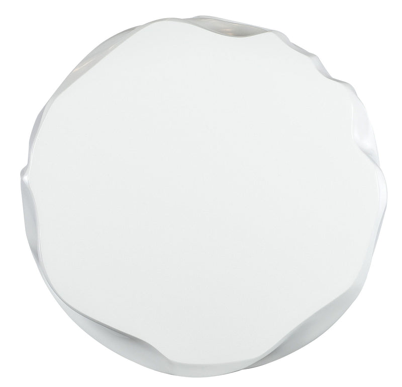 Melange - Alabaster End Table - White