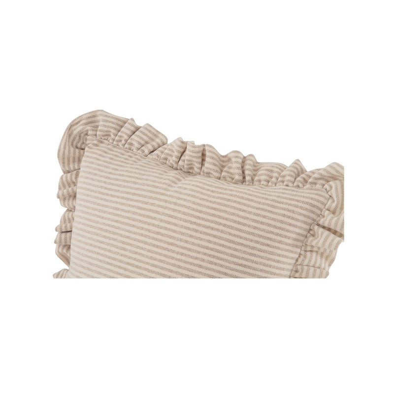 Betty - 25'' Cushion - Beige Stripe