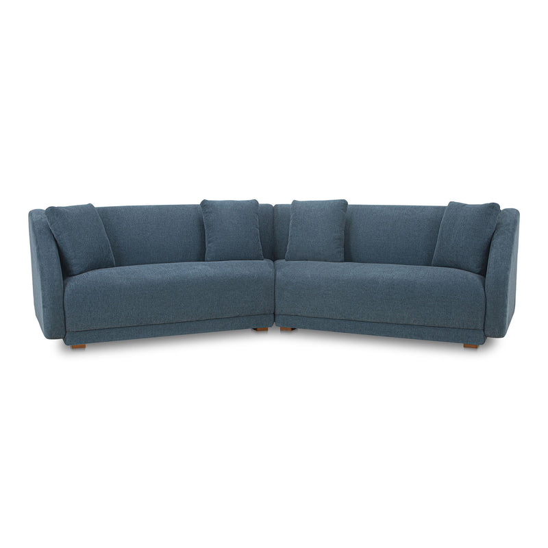 Fraser - 2 Piece Modular Sofa - Deep Blue
