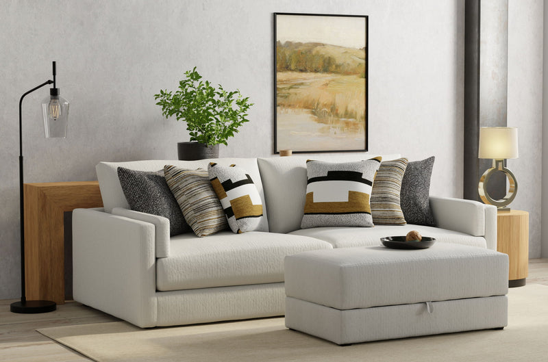 Trevor - Extra Deep Oversized Sofa With Included Storage Cocktail Ottoman