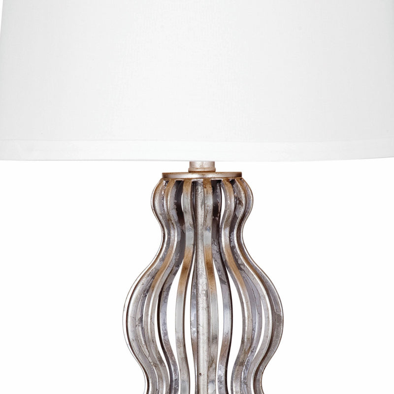 Sophie - Table Lamp - Silver / White