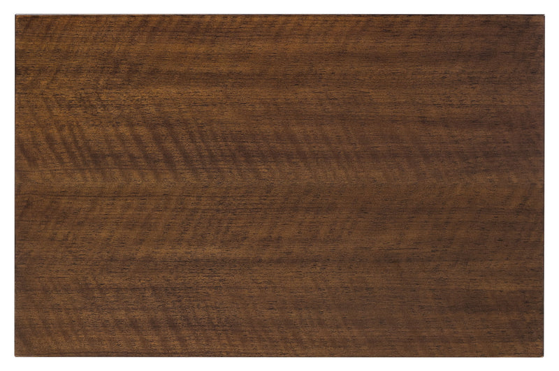 Archives - Two-Drawer Nightstand - Dark Brown