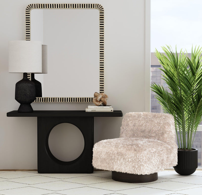 Hartley - Table Lamp - Dark Gray / White