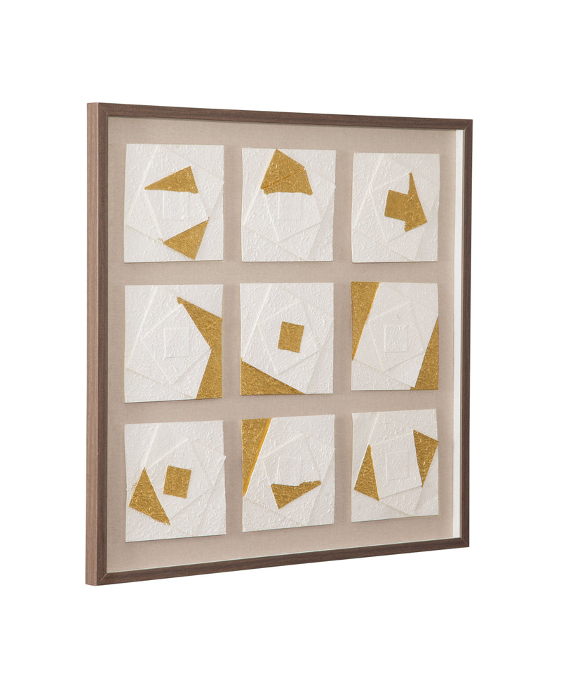 Framework Wall Art - Light Brown / Gold