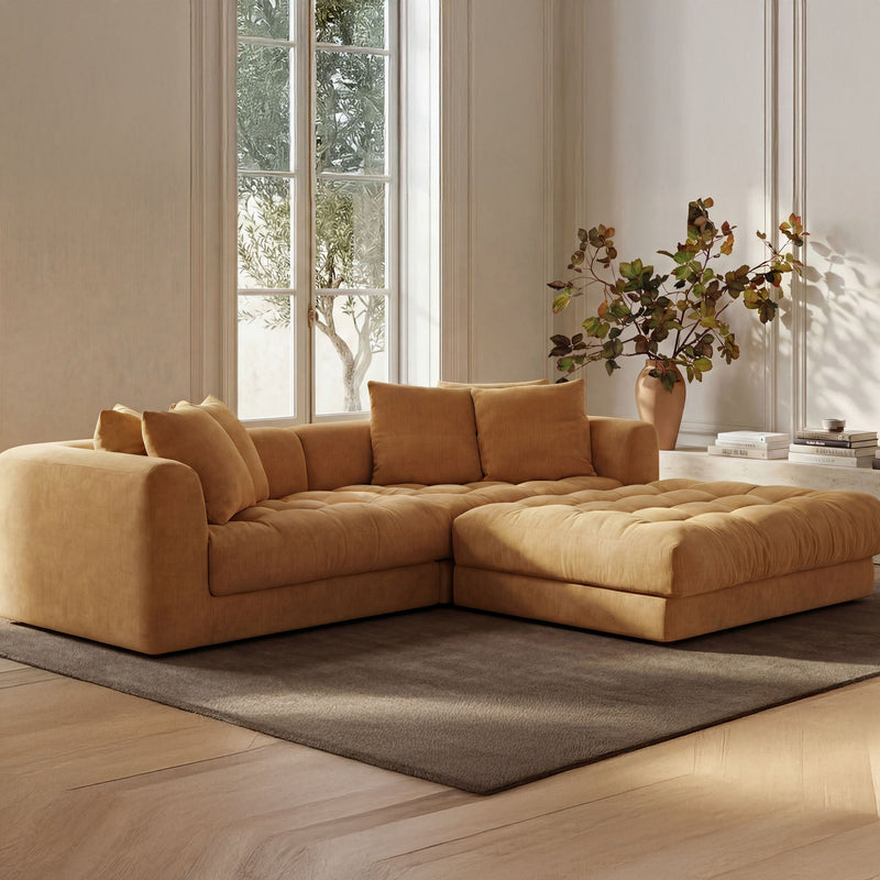 Davie - Ottoman - Golden Yellow