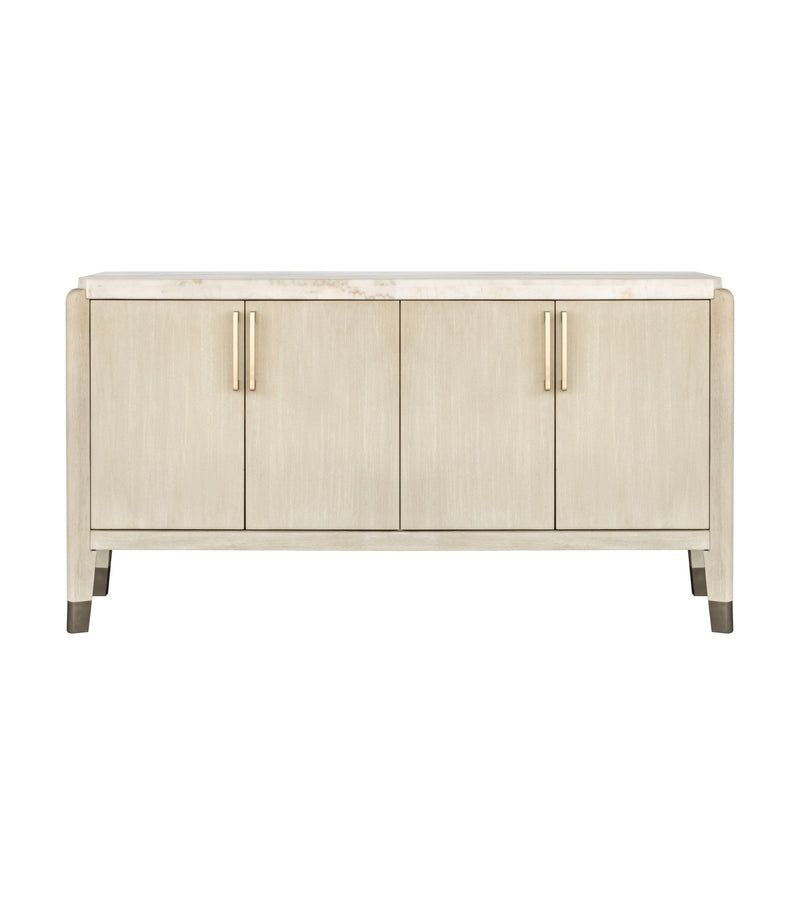 Gavin - Server - Driftwood Oak / White Marble