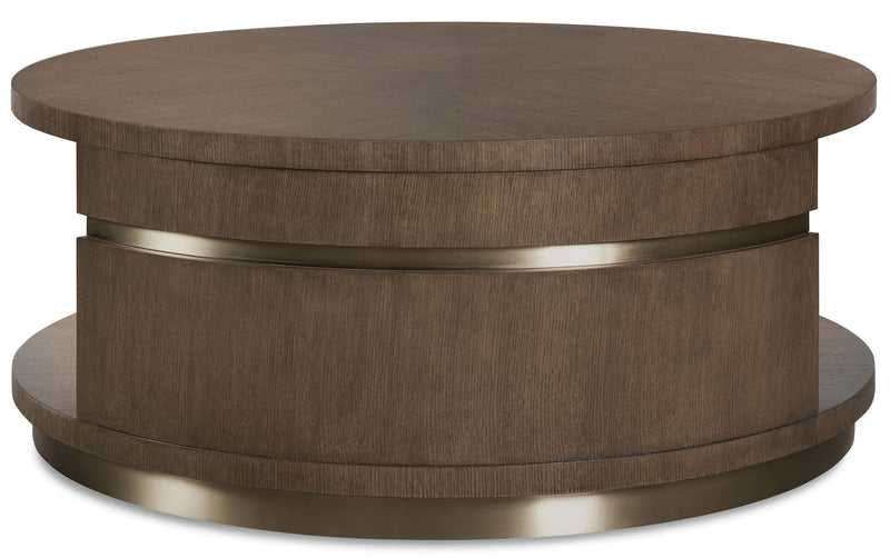 Commerce And Market - Roll With It Round Cocktail Table - Dark Brown