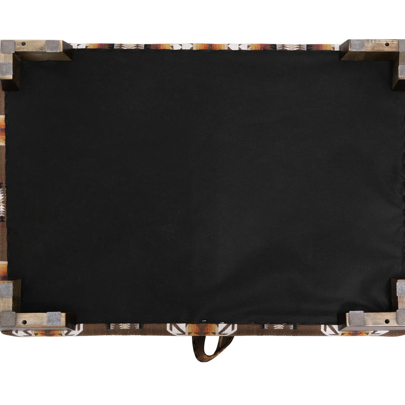 Porter - Storage Ottoman - Dark Brown