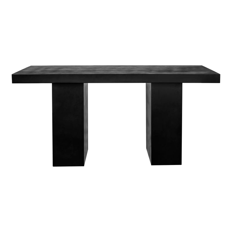 Aurelius - 2 Outdoor Concrete Dining Table - Black