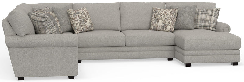 Livingston - Sectional With Comfort Coil Seating And Accent Pillows Included