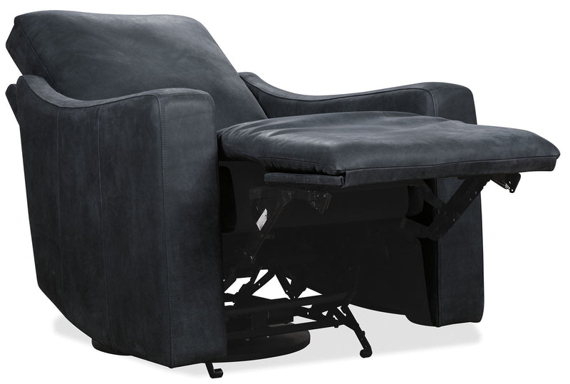 Lewis - Power Swivel Recliner - Black