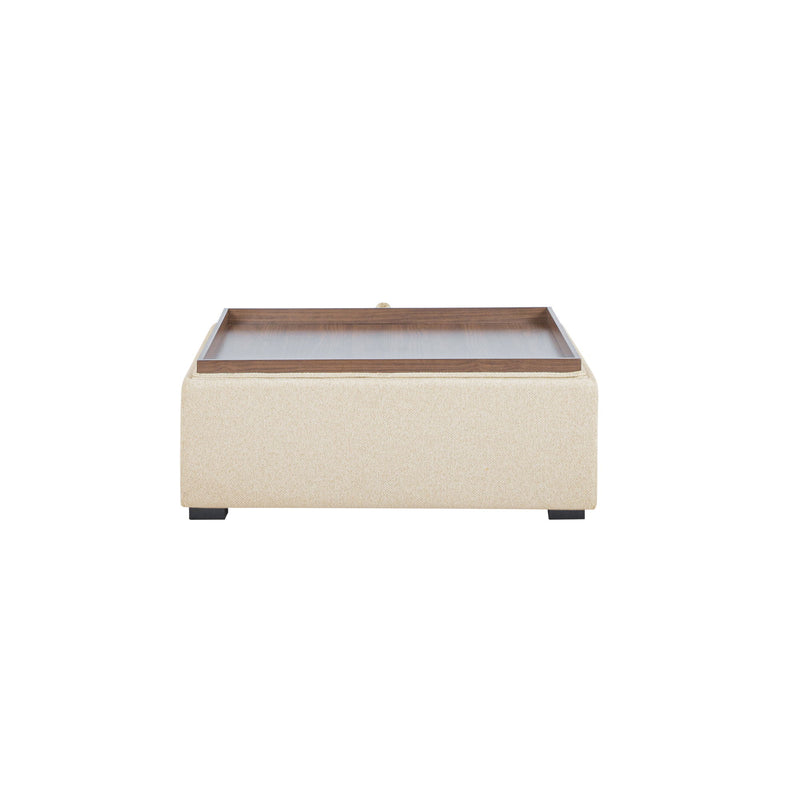 Montana - Storage Ottoman - White