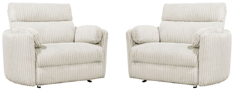 Radius Xl - Extra Wide Power Glider Recliner (Set of 2)