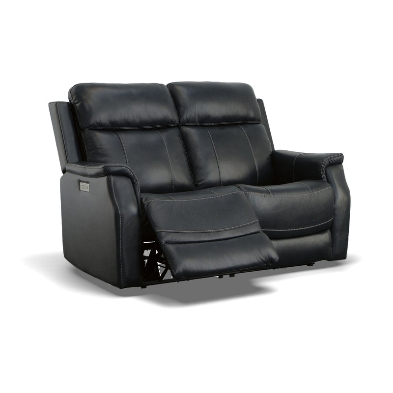 Easton - Power Reclining Loveseat With Power Headrests & Lumbar - Ocean