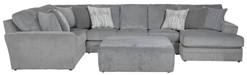 Glacier - Sectional With Cocktail Ottoman