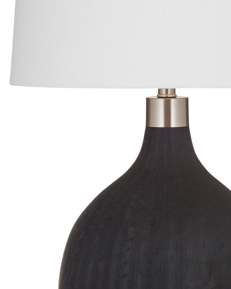Boutwell - Table Lamp - Black / White
