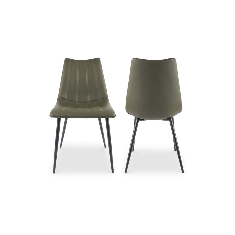 Alibi - Dining Chair (Set of 2) - Dark Green