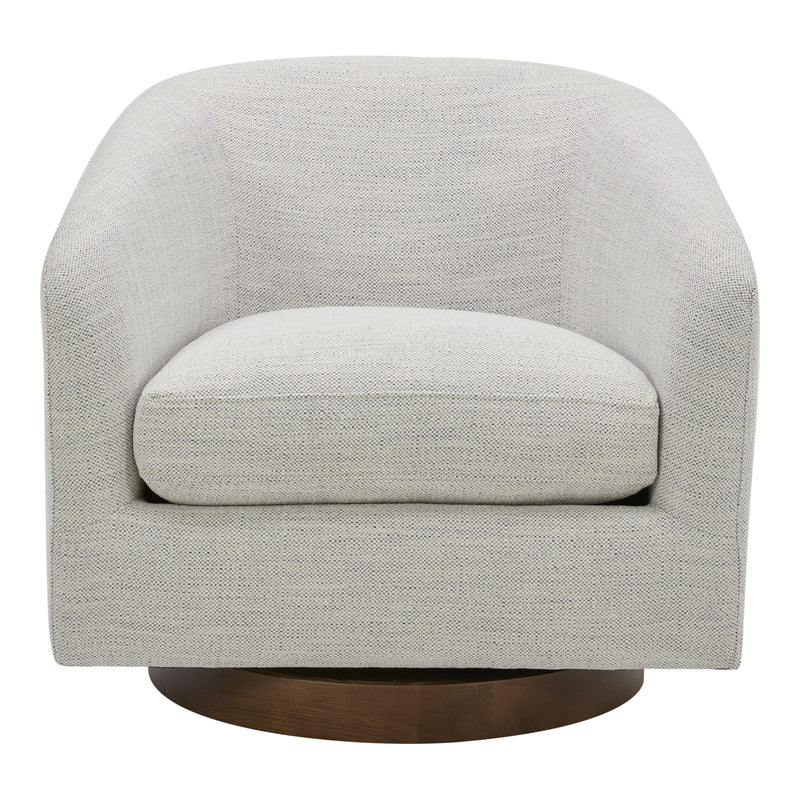 Oscy - Swivel Chair - Splashed White