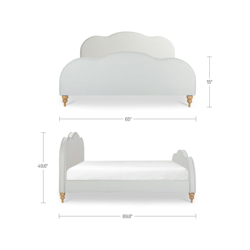Jacqueline - Queen Panel Bed - White