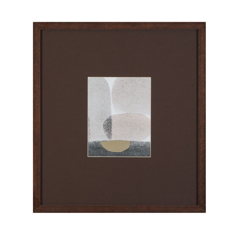 Stone Secrets I Framed Print - Brown