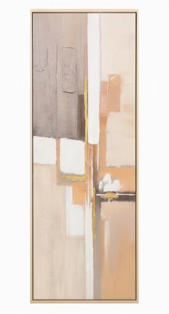 Crossroads Framed Canvas - Silver