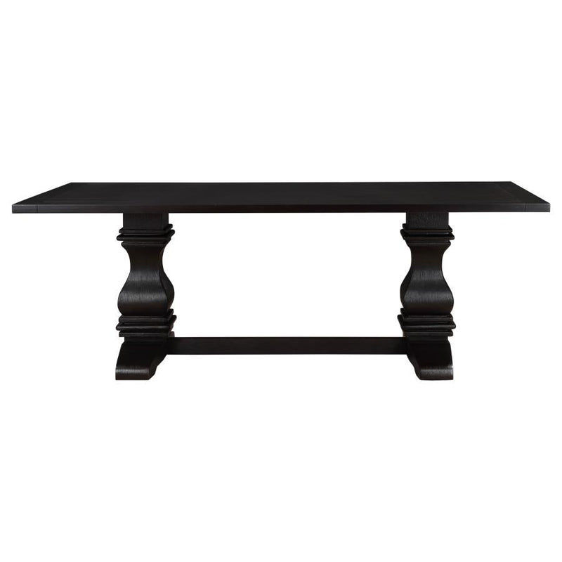 Parkins - Rectangular Dining Table - Rustic Espresso