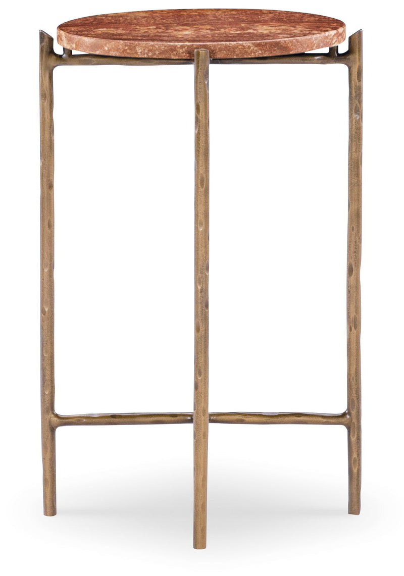 Melange - Joie De Vivre Spot Table - Red / Gold