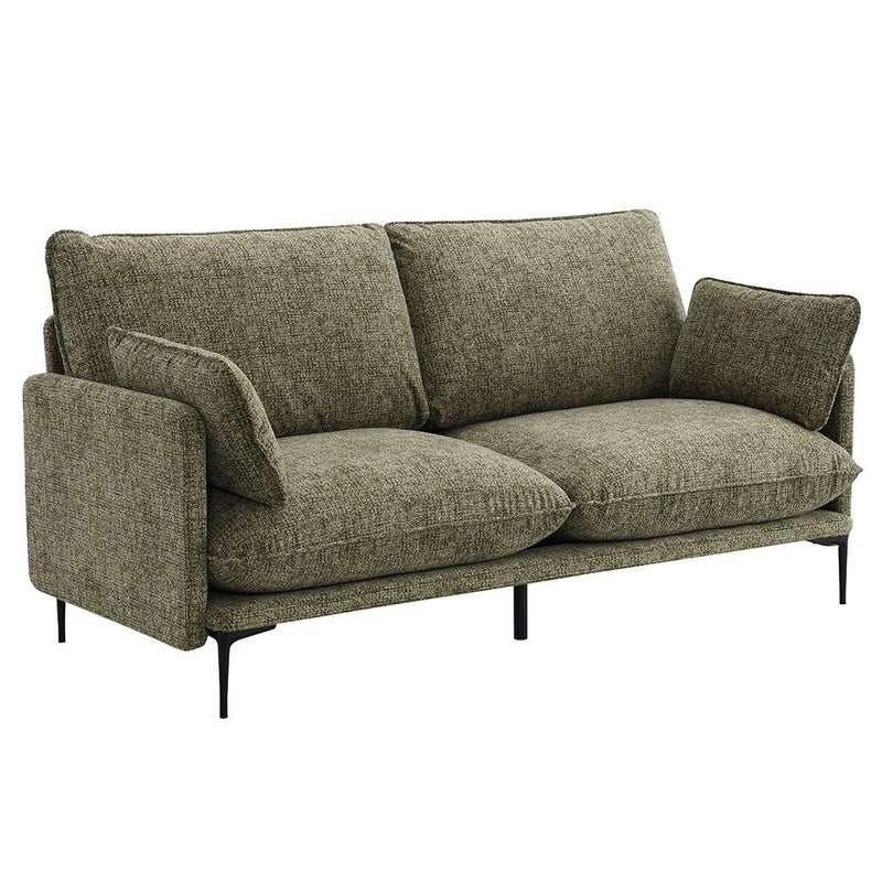 Dalton - Sofa With 2 Pillows - Green
