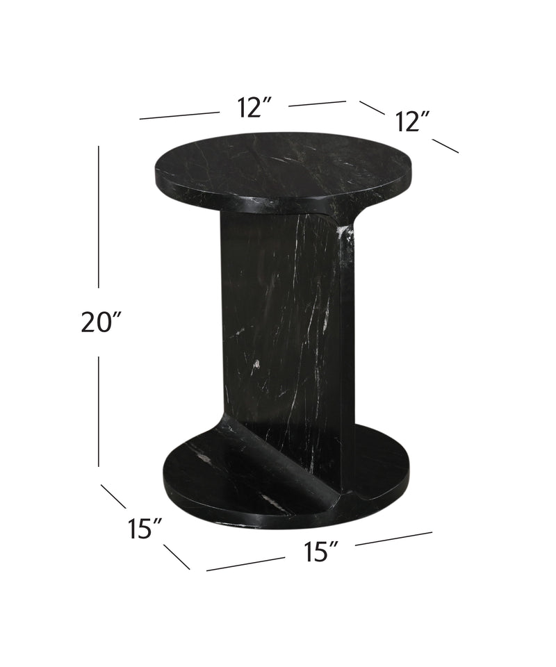 Emmett - Accent Table - Black