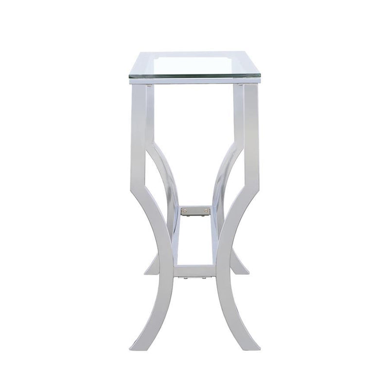 Saide - Rectangular Glass Top Table