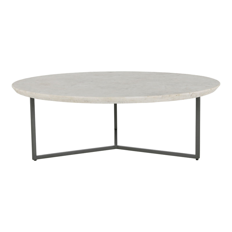Chloe - Marble Coffee Table - White