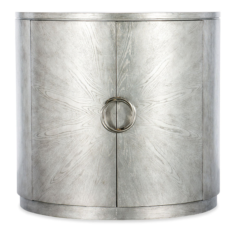 Melange - Deserie Demilune Chest - Pearl Silver