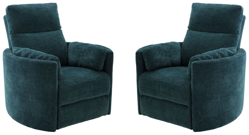 Radius - Power Swivel Glider Recliner (Set of 2)