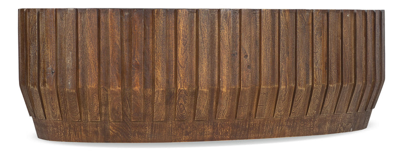 Commerce And Market - Gears Oval Cocktail Table - Bronze