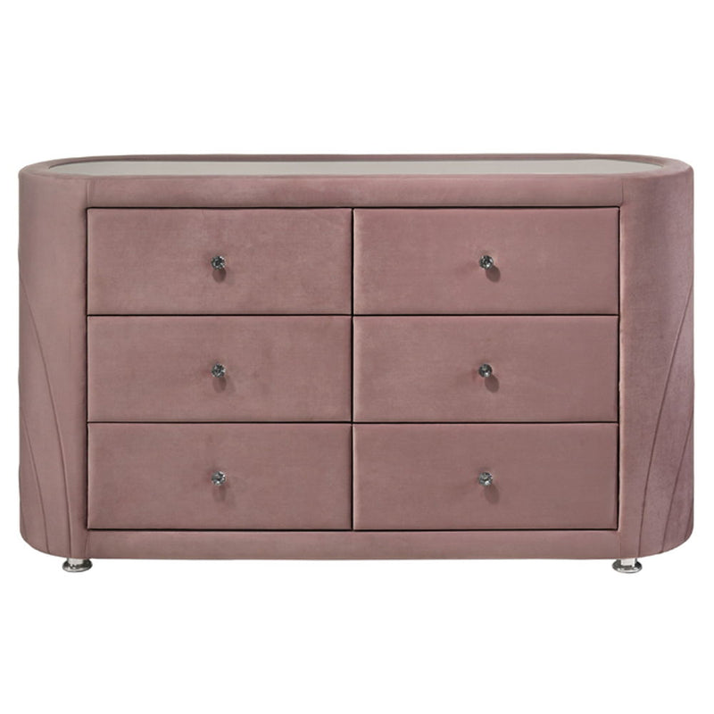 Salonia - Dresser - Pink Velvet